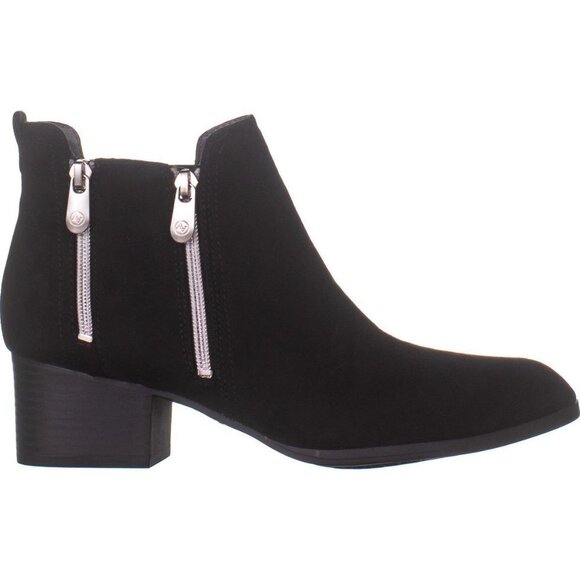Women's Ankle Booties, Adrienne Vittadini Ravi Black, size 6.5 - Picture 3 of 7